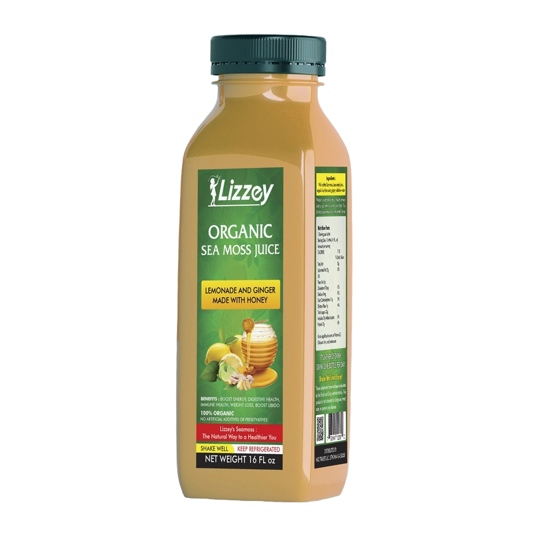 ORGANIC SEA MOSS JUICE – LEMONADE AND GINGER