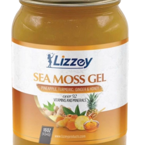 ORGANIC SEA MOSS GEL – PINEAPPLE, TURMERIC, GINGER AND HONEY